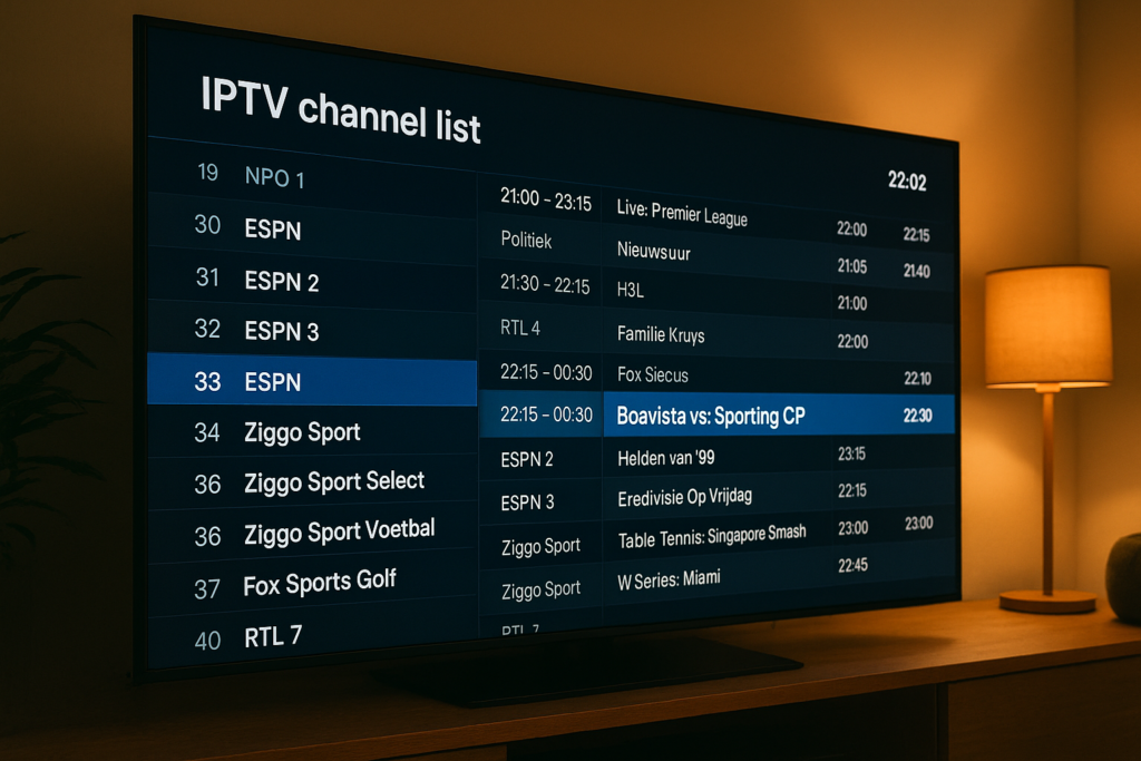dutch iptv channel list