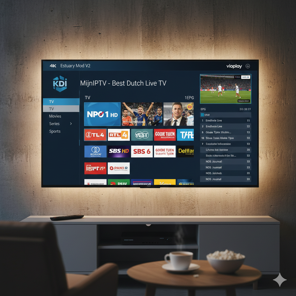best dutch live tv iptv addon for kodi